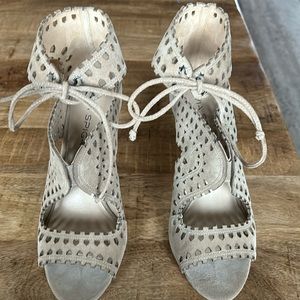 Via Spiga heels; worn once; in excellent condition.  Tan size 7.5